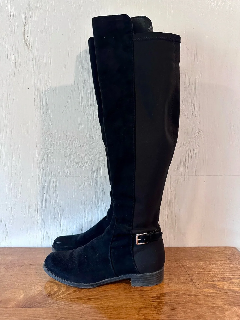 Black Knee-High Women's Riding Boots